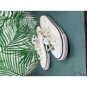 Converse White Slip-On Canvas Shoes - Size - 10 - NWOT